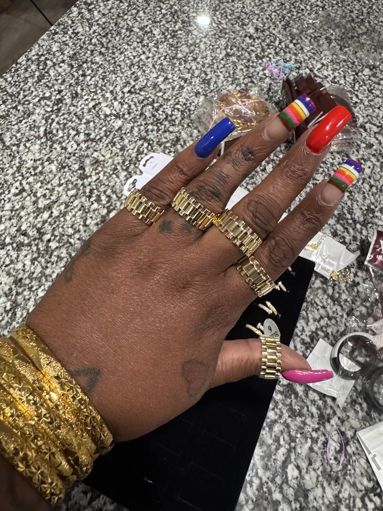 Bold Rolux Statement Ring 💛✨