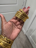 The Golden Starburst Bangles ✨  Set Of 4